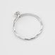 Кольцо с белого золота, с бриллиантом 229061121 7948 фото 6
